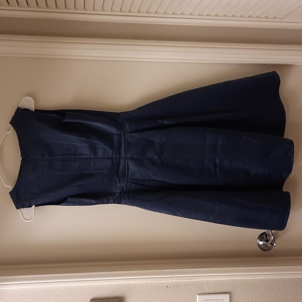 NWT, Frock Shop by Modcloth Satin Rose Dress - Picture 5 of 12